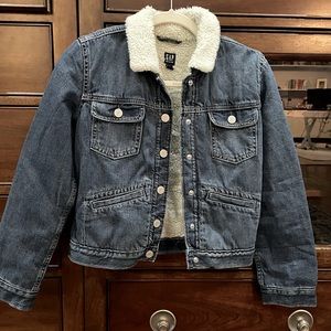 NWT Denim jacket w/Sherpa